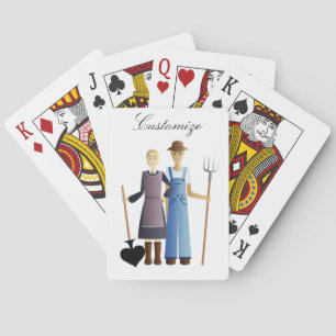 Farmer's Wife Queen of Spades Thunder_Cove Playing Cards
