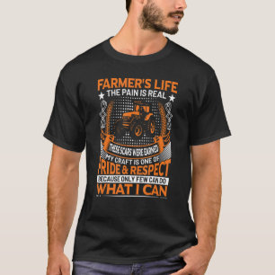   Farmeru2019s Life Tractors Planting Crops Men Wo T-Shirt