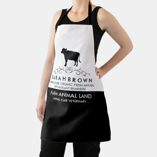 Farmhouse Animal COW Apron (Insitu)