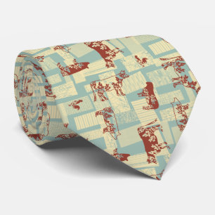 Farmhouse Animals Modern Pattern - Classic Country Tie