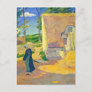 Farmhouse at Le Pouldu, 1890 (oil on canvas) Postcard
