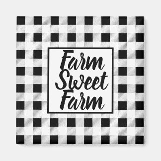 Farmhouse Buffalo Check Magnet