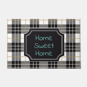 Farmhouse, Buffalo Check, Plaid Farmhouse Doormat