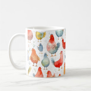 Farmhouse Chickens Coffee Mug