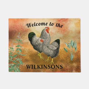 Farmhouse Chickens Doormat