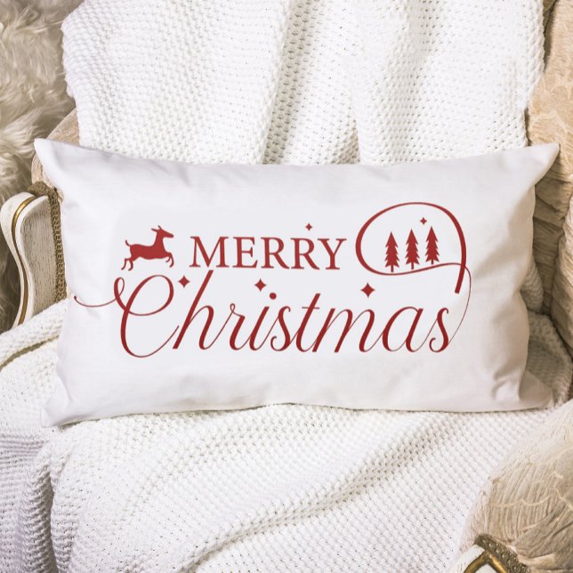 Farmhouse Cosy Christmas Charm Lumbar Cushion (Creator Uploaded)