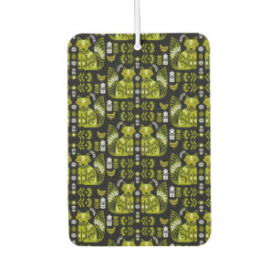 Farmhouse Cottage Folk Art Fox And Chicken Car Air Freshener