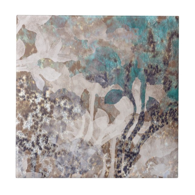 Farmhouse Cotton Rustic Ceramic Tile (Front)