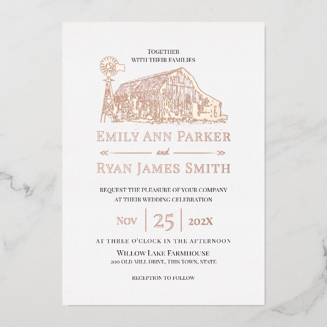 Farmhouse Country Barn  (Front)