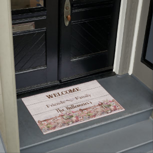 Farmhouse Country Easter / Spring Welcome Doormat