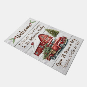 Farmhouse Country Winter Welcome Pantry Doormat