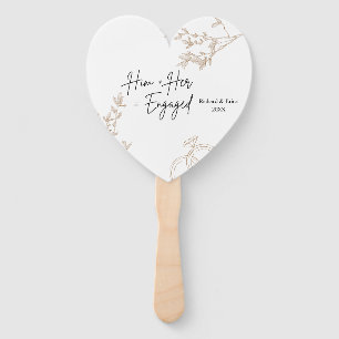 Farmhouse Fields Engagement Announcement Fans