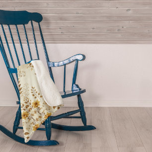 Farmhouse Floral Sherpa Blanket