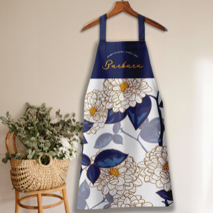Farmhouse French Floral Stylish Rustic Pretty Apron