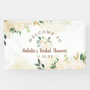 Farmhouse Fresh Rustic Chic Bridal Shower Welcome Banner