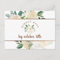 Farmhouse Fresh Rustic Country Meal Choice RSVP