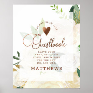Farmhouse Fresh Rustic Sign our Guestbook Sign