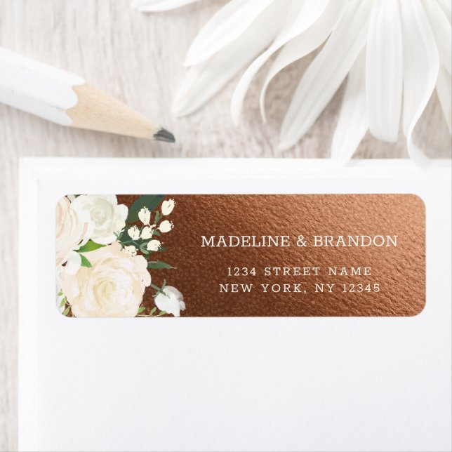 Farmhouse Fresh Rustic Wedding Return Address (Insitu)