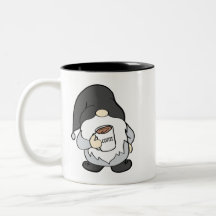 Farmhouse Gnome with Lumpy Coffee Mug