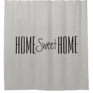 Farmhouse: "Home Sweet Home" Shower Curtain