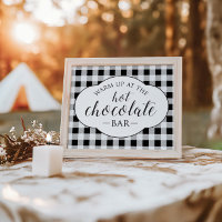 farmhouse hot chocolate bar sign