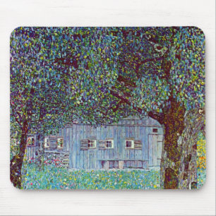 Farmhouse in Austria by Klimt, Victorian Fine Art Mouse Mat