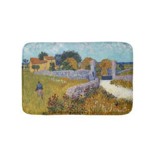 Farmhouse in Provence (1888) by Vincent Van Gogh   Bath Mat