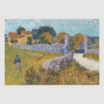 Farmhouse in Provence (1888) by Vincent Van Gogh Tissue Paper<br><div class="desc">Farmhouse in Provence (1888) by Vincent Van Gogh. Vincent Van Gogh was a famous artist. He was a dutch post impressionist painter.This painting is in the public domain.</div>