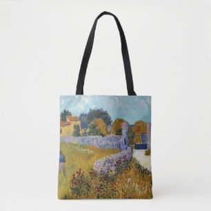 Farmhouse in Provence (1888) by Vincent Van Gogh Tote Bag