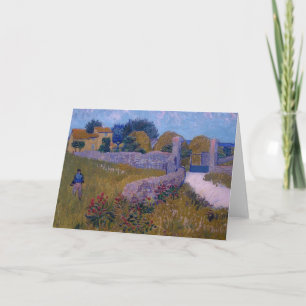 farmhouse in provence-1888-vincent van gogh card