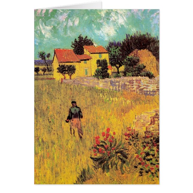 Farmhouse in Provence by Vincent van Gogh (Front)