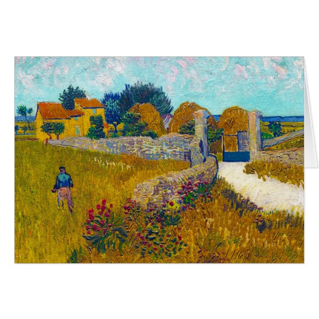 Farmhouse in Provence by Vincent Van Gogh (Front Horizontal)