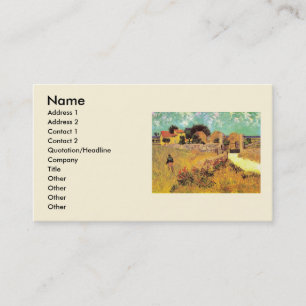 Farmhouse in Provence by Vincent van Gogh Business Card