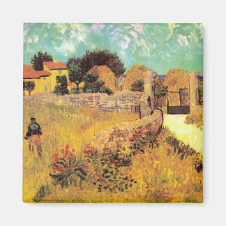 Farmhouse in Provence by Vincent van Gogh Magnet