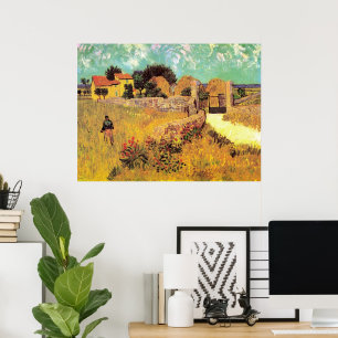 Farmhouse in Provence by Vincent van Gogh Poster