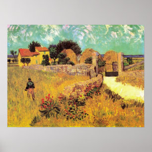 Farmhouse in Provence by Vincent van Gogh van Gogh Poster