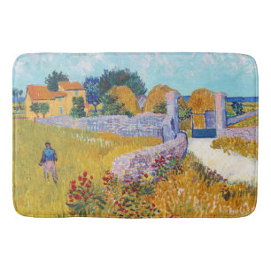 Farmhouse in Provence, Van Gogh Bath Mat
