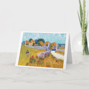 Farmhouse in Provence, Van Gogh Card