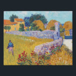 Farmhouse in Provence, Van Gogh Faux Canvas Print<br><div class="desc">Vincent Willem van Gogh (30 March 1853 – 29 July 1890) was a Dutch post-impressionist painter who is among the most famous and influential figures in the history of Western art. In just over a decade, he created about 2, 100 artworks, including around 860 oil paintings, most of which date...</div>