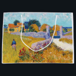 Farmhouse in Provence, Van Gogh Large Gift Bag<br><div class="desc">Vincent Willem van Gogh (30 March 1853 – 29 July 1890) was a Dutch post-impressionist painter who is among the most famous and influential figures in the history of Western art. In just over a decade, he created about 2, 100 artworks, including around 860 oil paintings, most of which date...</div>