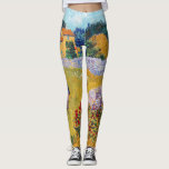 Farmhouse in Provence, Van Gogh Leggings<br><div class="desc">Vincent Willem van Gogh (30 March 1853 – 29 July 1890) was a Dutch post-impressionist painter who is among the most famous and influential figures in the history of Western art. In just over a decade, he created about 2, 100 artworks, including around 860 oil paintings, most of which date...</div>
