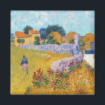 Farmhouse in Provence, Van Gogh Magnet<br><div class="desc">Vincent Willem van Gogh (30 March 1853 – 29 July 1890) was a Dutch post-impressionist painter who is among the most famous and influential figures in the history of Western art. In just over a decade, he created about 2, 100 artworks, including around 860 oil paintings, most of which date...</div>