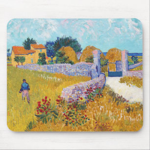 Farmhouse in Provence, Van Gogh Mouse Mat