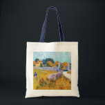 Farmhouse in Provence, Van Gogh Tote Bag<br><div class="desc">Vincent Willem van Gogh (30 March 1853 – 29 July 1890) was a Dutch post-impressionist painter who is among the most famous and influential figures in the history of Western art. In just over a decade, he created about 2, 100 artworks, including around 860 oil paintings, most of which date...</div>