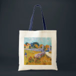 Farmhouse in Provence, Van Gogh Tote Bag<br><div class="desc">Vincent Willem van Gogh (30 March 1853 – 29 July 1890) was a Dutch post-impressionist painter who is among the most famous and influential figures in the history of Western art. In just over a decade, he created about 2, 100 artworks, including around 860 oil paintings, most of which date...</div>