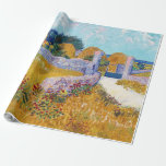 Farmhouse in Provence, Van Gogh Wrapping Paper<br><div class="desc">Vincent Willem van Gogh (30 March 1853 – 29 July 1890) was a Dutch post-impressionist painter who is among the most famous and influential figures in the history of Western art. In just over a decade, he created about 2, 100 artworks, including around 860 oil paintings, most of which date...</div>