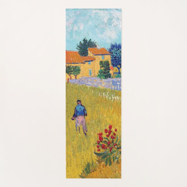 Farmhouse in Provence, Van Gogh Yoga Mat (Front)
