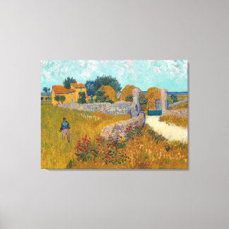 Farmhouse in Provence Vincent van Gogh 1888 France Canvas Print