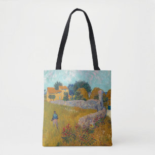 Farmhouse in Provence Vincent van Gogh 1888 France Tote Bag