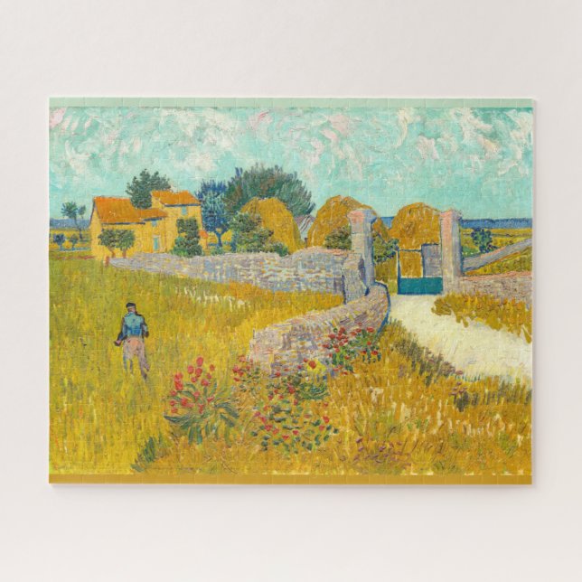 Farmhouse in Provence Vincent Van Gogh 1888 Jigsaw Puzzle (Horizontal)